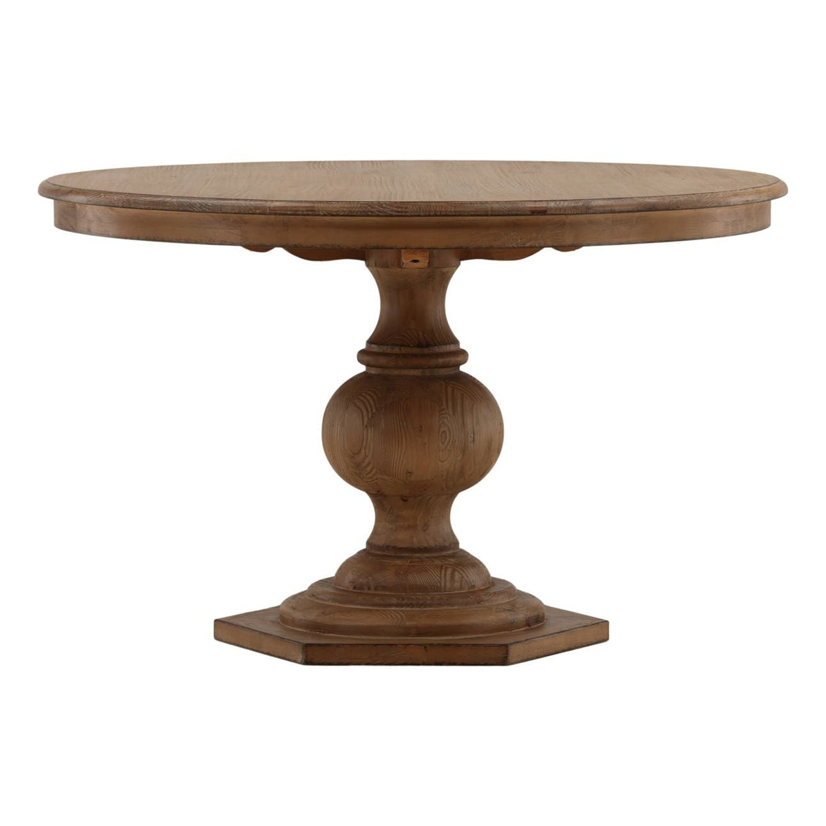 Elevated Reclaimed Pine Wood Dining Table