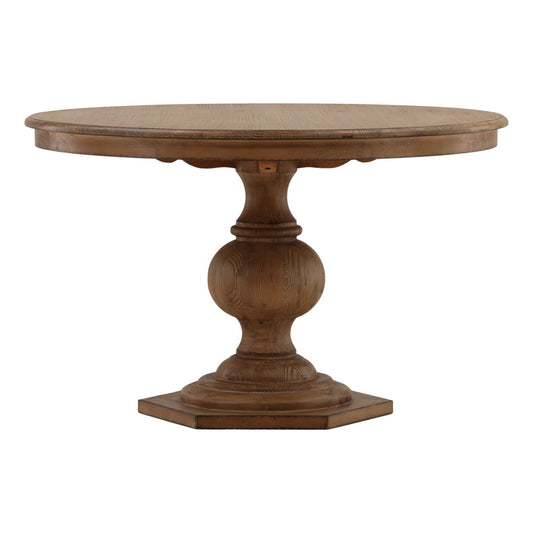 Elevated Reclaimed Pine Wood Dining Table