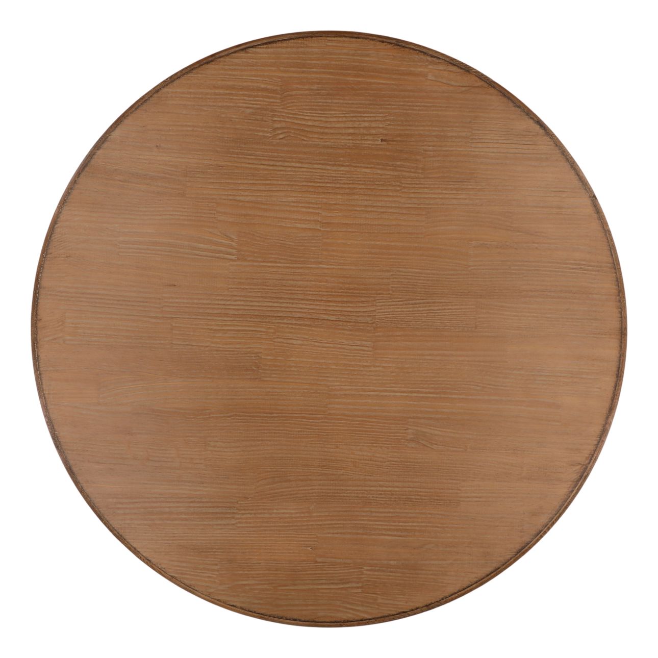 Antique Natural Wood Sealed Finish Reclaimed Pine Wood Table 59 in Wide