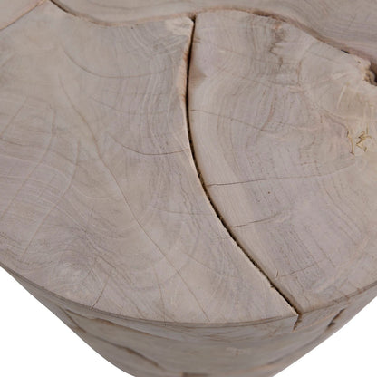 Bleached Teak Finish Teak Wood Table 17 in Wide