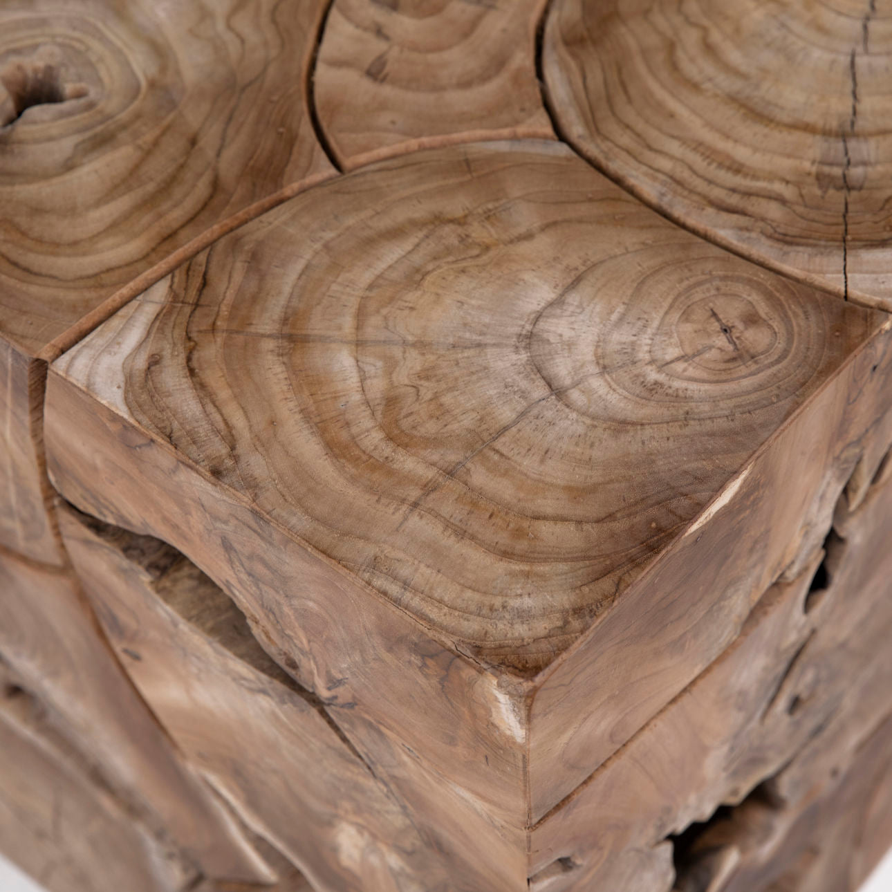 Natural Teak Wood Table 18 in Wide