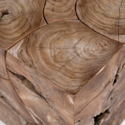Natural Teak Wood Table 18 in Wide