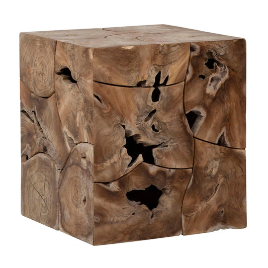 Natural Teak Wood Table 18 in Wide