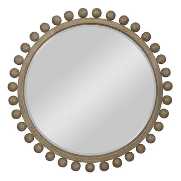 Brianza Round Mirror - 50 Natural