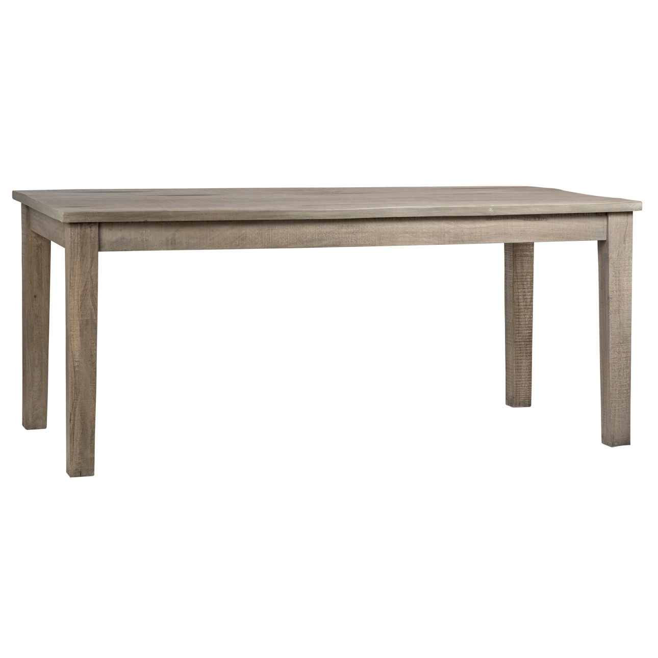 Light Grey Wash Sealed Finish Mango Wood Table 71 in Wide