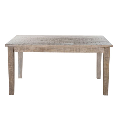 Light Grey Wash Sealed Finish Mango Wood Table 71 in Wide