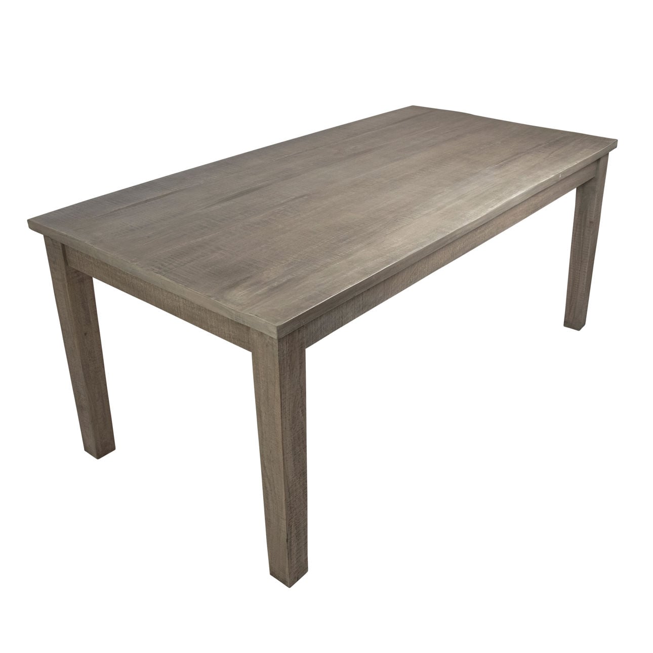 Light Grey Wash Sealed Finish Mango Wood Table 71 in Wide