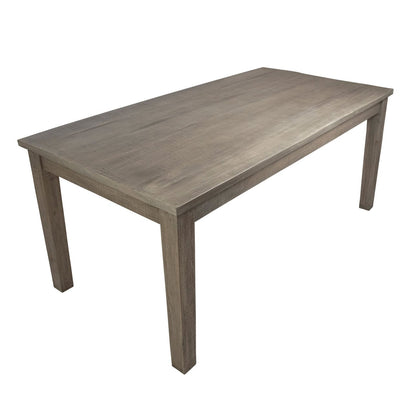 Light Grey Wash Sealed Finish Mango Wood Table 71 in Wide