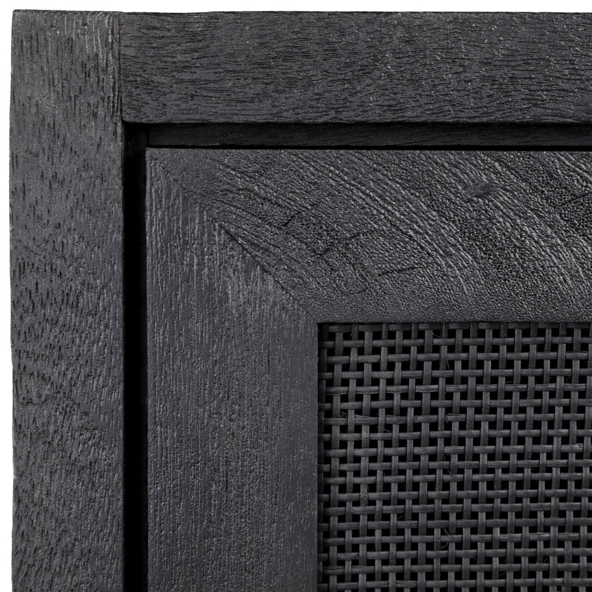 Signature Mango Wood with Cane Panels Cabinet