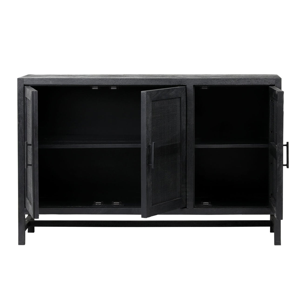Signature Mango Wood with Cane Panels Cabinet