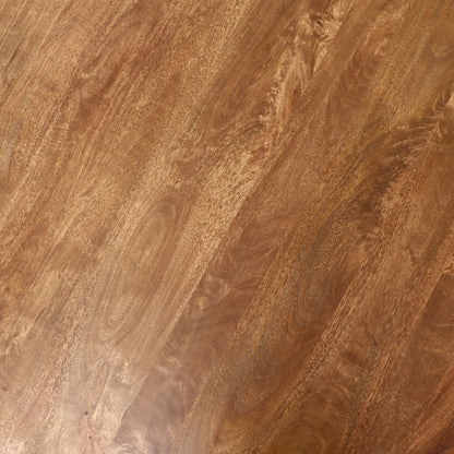 Medium Brown Wood Finish Mango Wood Table 47 in Wide