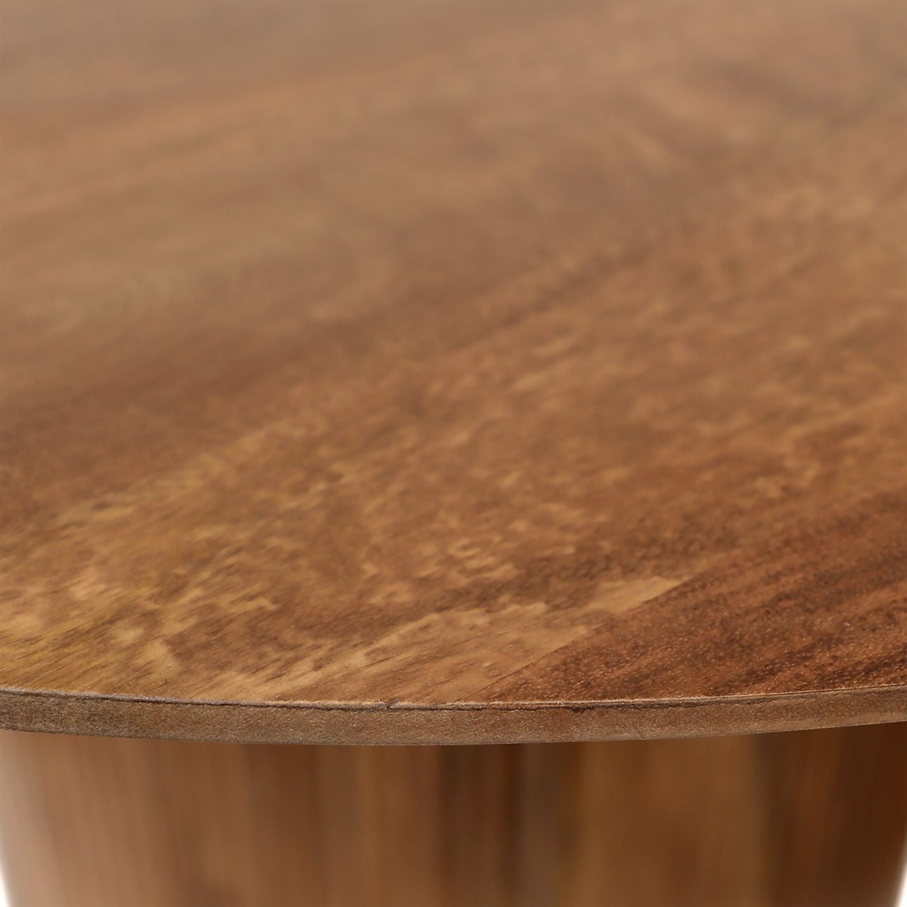 Medium Brown Wood Finish Mango Wood Table 47 in Wide