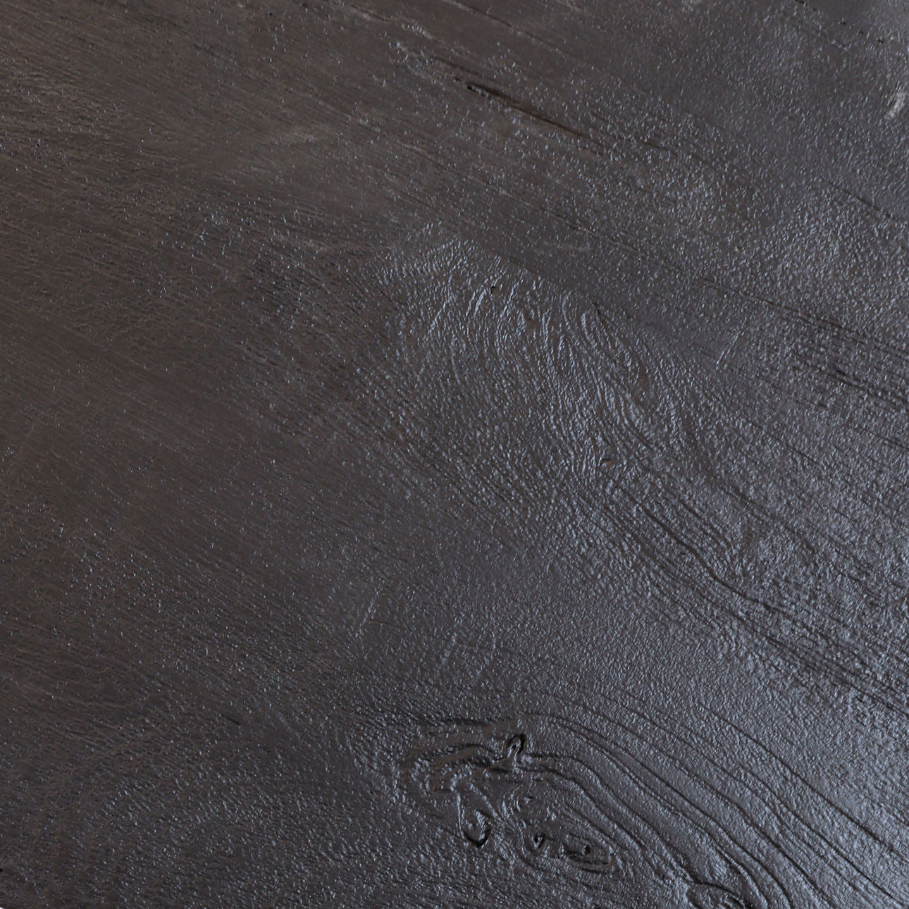 Black Sandblasted Finish Iron and Mango Wood Table 35 in Wide