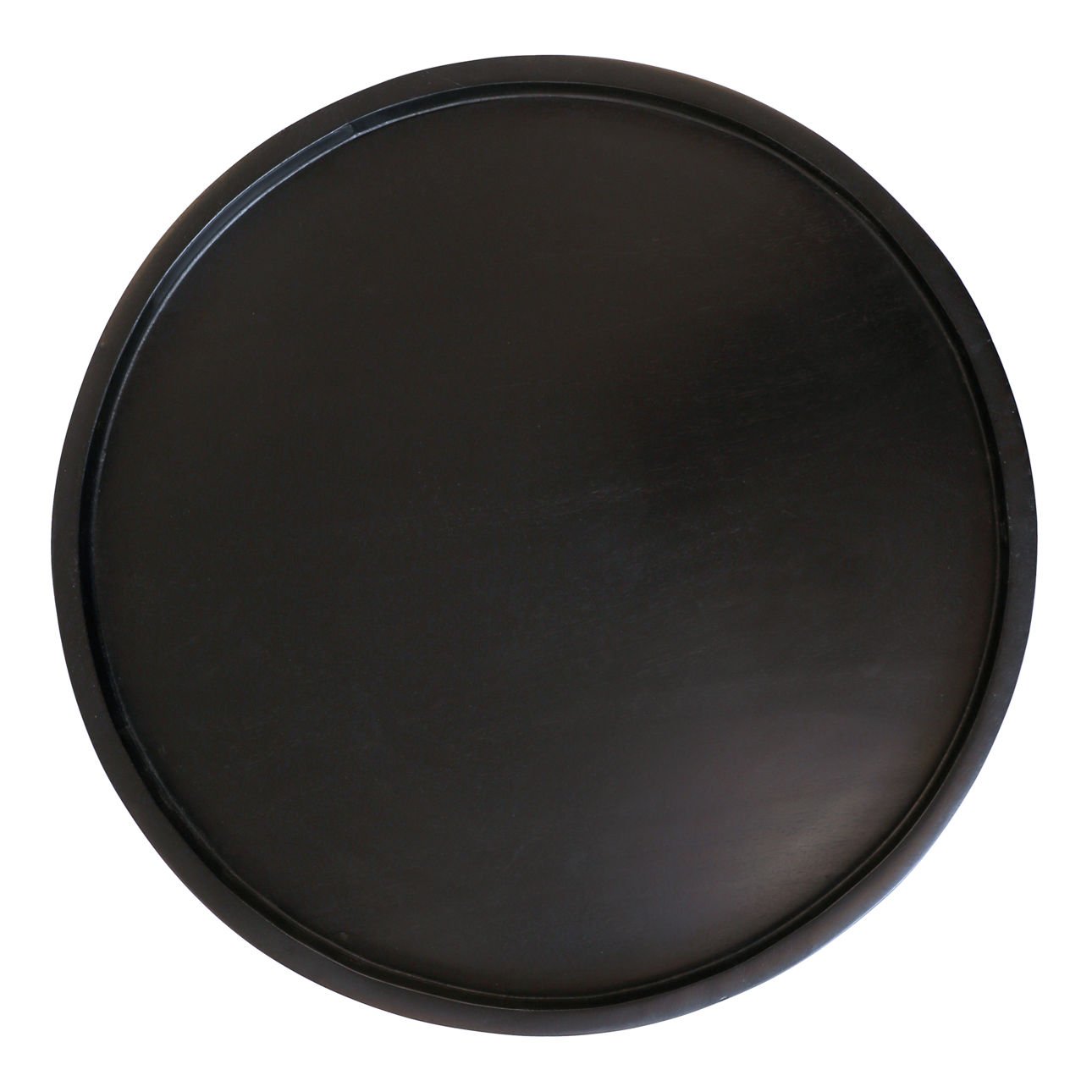Black Sandblasted Finish Mango Wood Table 16 in Wide