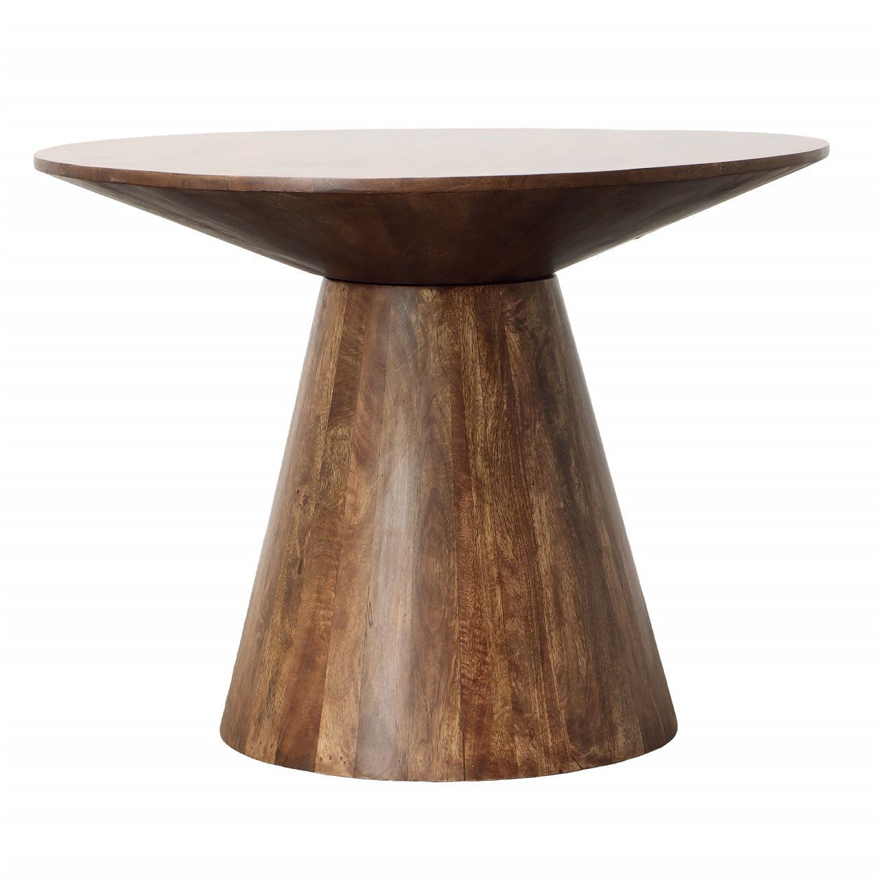 Medium Brown Mango Wood Table 52 in Wide