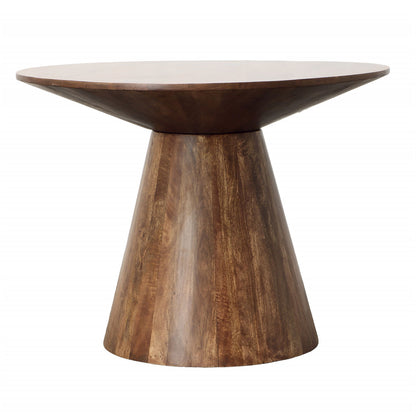 Medium Brown Mango Wood Table 52 in Wide