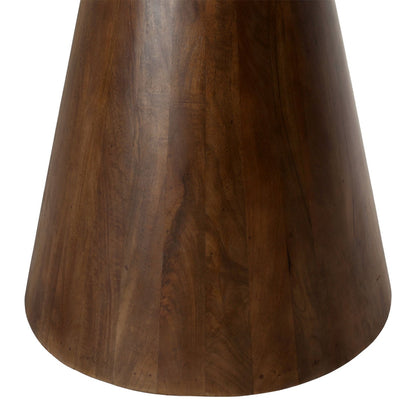 Medium Brown Mango Wood Table 52 in Wide