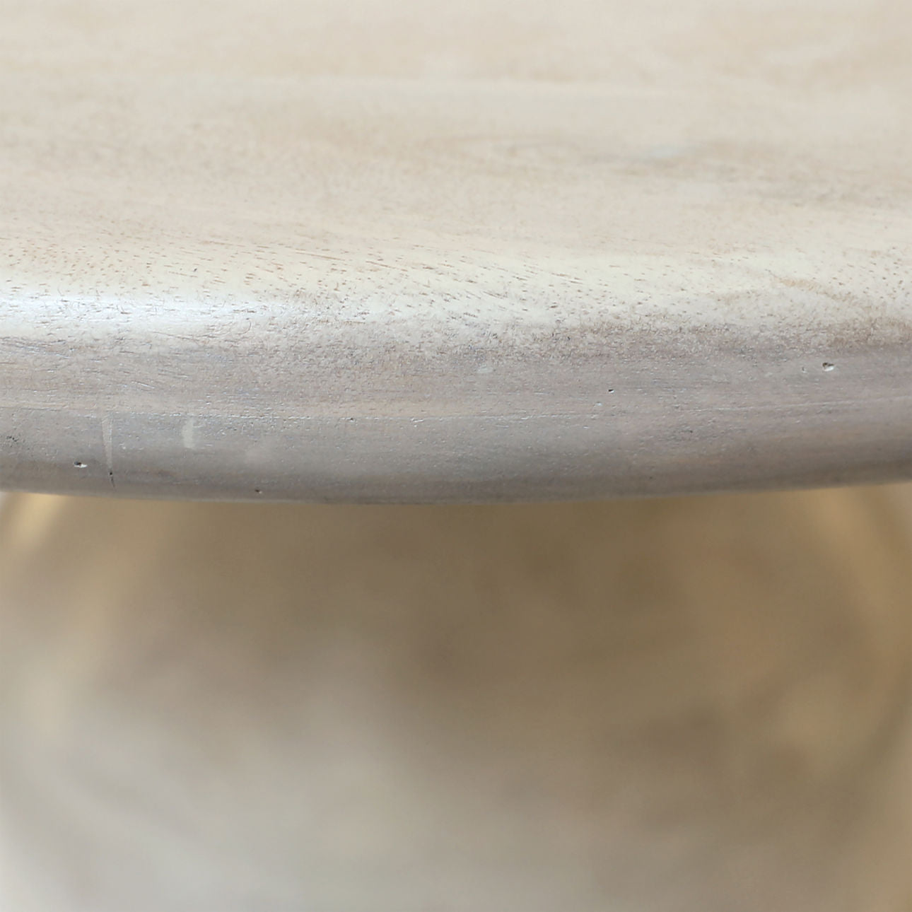 Whitewash with Grey Undertones Mango Wood Table 42 in Wide