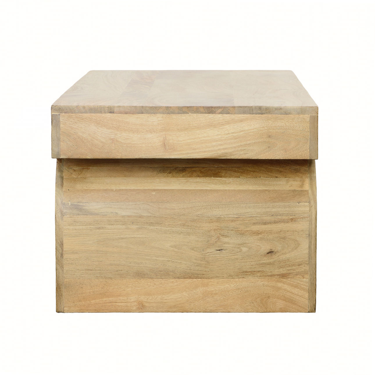Light Natural Mango Wood Table 47 in Wide