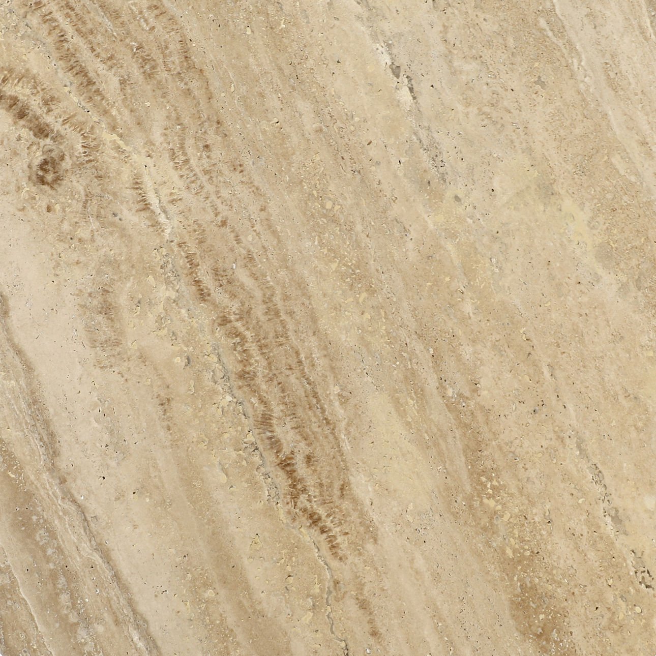 Beige Travertine Stone Table 18 in Wide