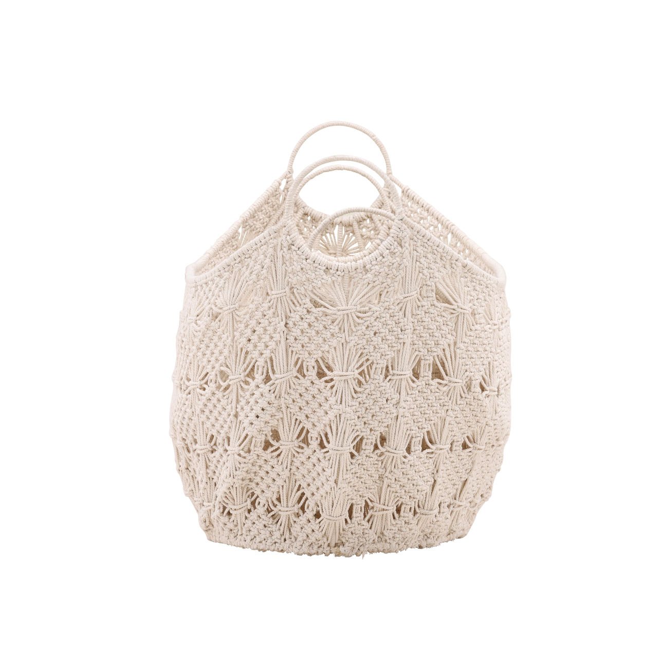 Natural White Finish Cotton Crochet of 24 in Wide