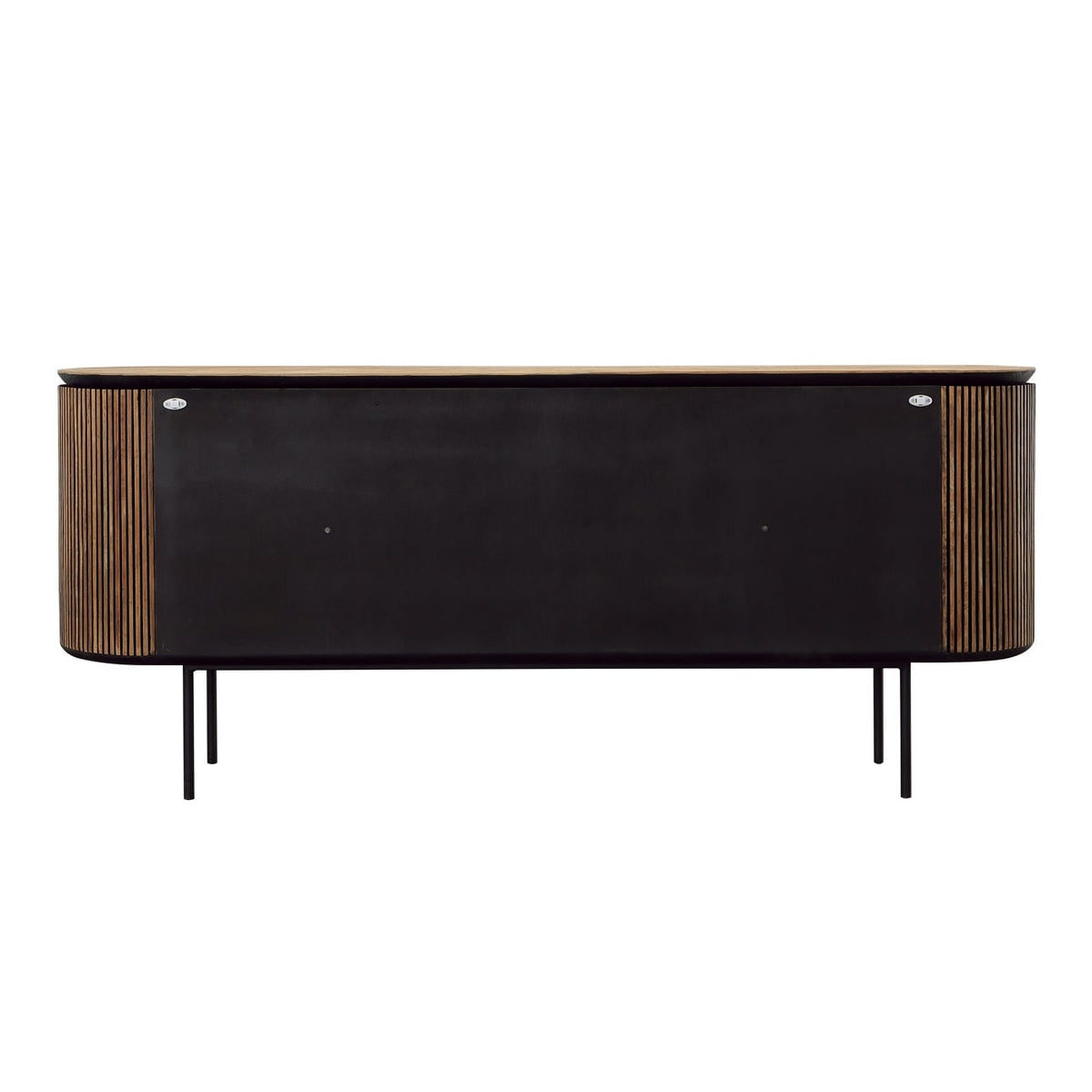 Signature Teak Wood and Metal Cabinet