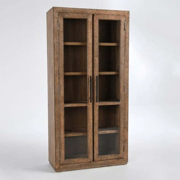 Alida Tall Cabinet Antique Brown